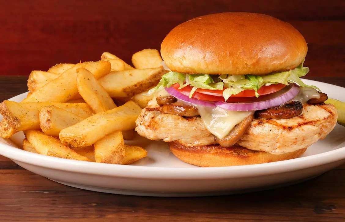 Photo of Mushroom Jack Chicken Sandwich.